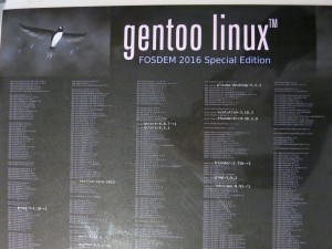 Gentoo DVD package list